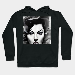 Ava Gardner Vivid 1954 Home Décor Hoodie